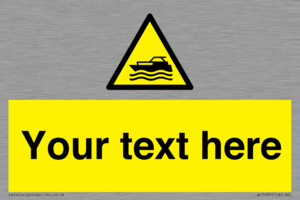 Custom Warning motorised watercraft